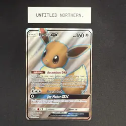 Eevee GX SM242 Sun & Moon Full Art Ultra Rare Holo Promo Pokemon Card - Image 1