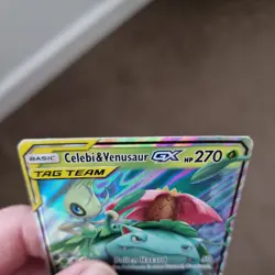 CELEBI & VENUSAUR GX 1/181 TEAM UP TAG TEAM POKEMON CARD - Light Play Excellent - Image 3
