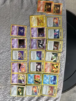 Vintage Pokemon Card Lot (22) WOTC ‘99-‘00 | Base, Jungle, Fossil, 1st + | LP-NM - Image 1