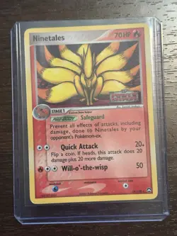 Ninetales Power Keepers Reverse Holo Stamped Pokemon Card 19/108 LP/MP - Image 1