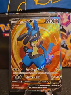 Lucario V SWSH213 Full Art Black Star Promo Pokemon Card TCG NM/M HOLO - Image 1
