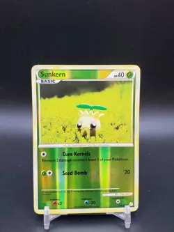 Sunkern 85/123 HeartGold & SoulSilver Reverse Holo MP Pokemon Card - Image 1