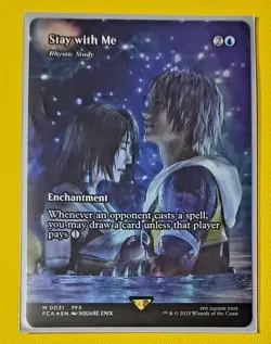 Stay with Me - Rhystic Study (Showcase) Final Fantasy: Foil NM Fresh Pull MTG🔥 - Image 1