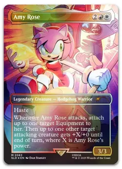 Amy Rose (Rainbow Foil) #2083 (NM) Secret Lair Drop SLD Magic MTG - Image 1