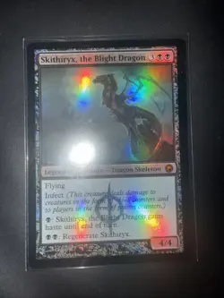 Magic The Gathering Skithiryx The Blight Dragon Scars of Mirrodin 79/189 NM - Image 1