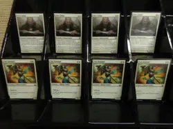 Magic the Gathering mono White Human Soldier Casual pauper deck - Image 4