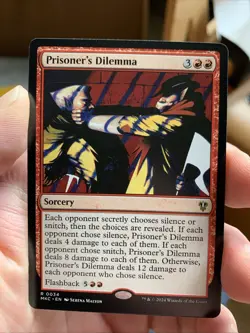 Prisoner's Dilemma | Murders at Karlov Manor Commander | 0034 | NM | MTG - Image 1