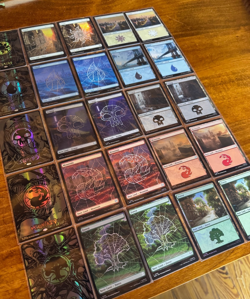 MTG Venom Raised Foil Mana Symbiote FULL SET Secret Lair Spider Man NM+ w/ extra - Image 2