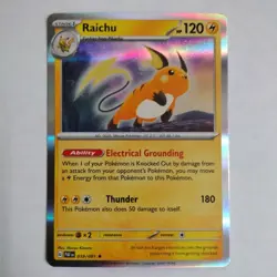 Raichu 19/91 Rare Holo | Paldean Fates | Pokemon - Same Day Shipping! - Image 1