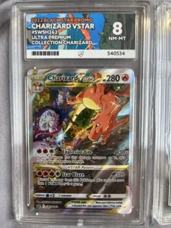 Pokemon TCG Charizard Vstar SWSH 262 & Charizard Lost Origin TG03 ACE 8 - Image 2