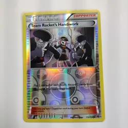 Pokemon XY - Fates Collide 112/124 Team Rocket's Handiwork Reverse Holo NM - Image 1