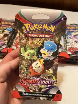 Pokemon Scarlet and Violet Base Set Sleeved Booster Packs Lot of 30 - Image 3