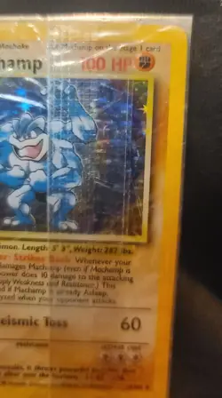 Machamp Holographic Rare 1st Edition Base Set #8/102 Factory Sealed Pokemon Tcg - Image 4