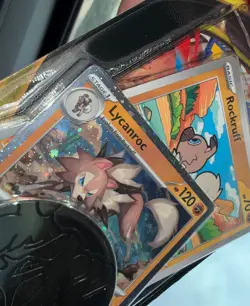 Pokemon TCG Mega Evolution Checklane Blister Pack Rockruff & Lycanroc Promo - Image 2