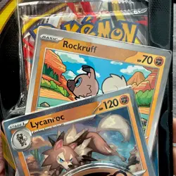 Pokemon TCG Mega Evolution Checklane Blister Pack Rockruff & Lycanroc Promo - Image 3