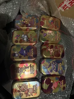 10x Pokemon 151 Sealed FULL ART SET Mini Tins (20x Packs) NEW & SEALED 📦 - Image 1