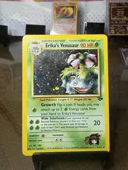 Pokemon - Erika's Venusaur Holo Rare 4/132 - Gym Challenge Holo - LP - Image 1