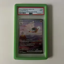 Pokemon SV 151 Charizard EX Full Art Holo Secret Rare PSA 9 - Image 1
