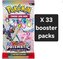 Prismatic Evolutions Booster Pack Lot of 36 FACTORY SEALED PACKS Pokemon TCG - Image 2