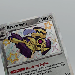 Revavroom 193/091 Shiny Rare Holo NM Pokemon TCG Scarlet Violet Paldean Fates - Image 2