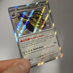 Revavroom 193/091 Shiny Rare Holo NM Pokemon TCG Scarlet Violet Paldean Fates - Image 3