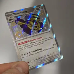 Revavroom 193/091 Shiny Rare Holo NM Pokemon TCG Scarlet Violet Paldean Fates - Image 4