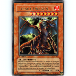 Yugioh Tyrant Dragon LOD-034 1st Edition Ultra Rare Holo - MP 💎 - Image 1