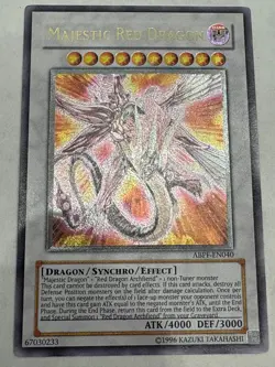 YUGIOH- Majestic Red Dragon ABPF-EN040 - Ultimate Rare - Unlimited Edition - Image 1