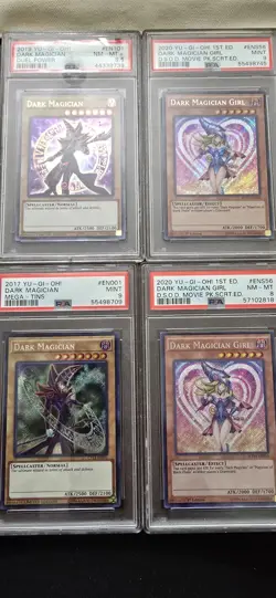 2020 Yu-Gi-Oh 1st Ed Dark Magician / Dark Magician Girl Mix - Image 1