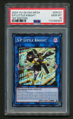 S:P Little Knight MP24-EN121 Prismatic Secret Rare 2024 Yu-Gi-Oh PSA 10 GEM MINT - Image 1