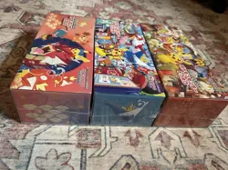 Pokemon Center Tohoku Hiroshima Fukuoka Special Box set of 3 Promo Card Pikachu - Image 3