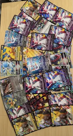 32 JUMBO Pokemon Cards BULK COLLECTION LOT! VMAX V VSTAR EX - Image 2