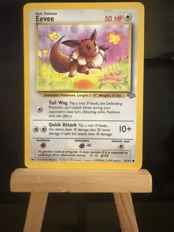 EEVEE - 51/64 Jungle Set - WotC NM /LP- Regular Rare - Pokemon TCG Card - Image 1