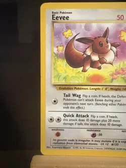 EEVEE - 51/64 Jungle Set - WotC NM /LP- Regular Rare - Pokemon TCG Card - Image 2