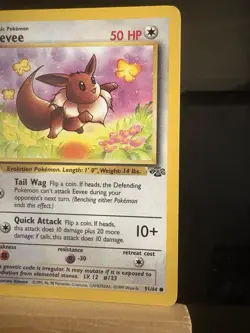 EEVEE - 51/64 Jungle Set - WotC NM /LP- Regular Rare - Pokemon TCG Card - Image 3