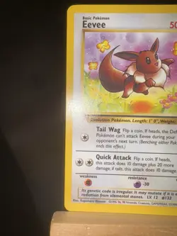 EEVEE - 51/64 Jungle Set - WotC NM /LP- Regular Rare - Pokemon TCG Card - Image 5