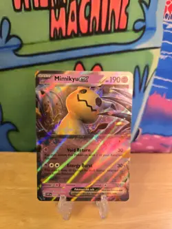 Pokemon Mimikyu EX Ultra Rare Holo Promo Card #4 Scarlett & Violet NM - Image 1