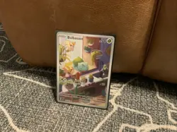 Pokemon TCG Bulbasaur Full Art Holo Stellar Crown 2024 143/142 Card - Image 3