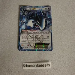 Pokemon TCG Lugia EX Legendary Treasures Holo Card 102/113 - Image 1