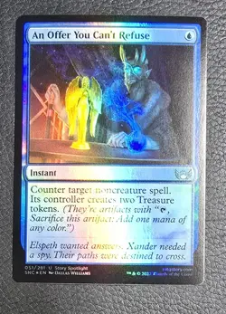 An Offer You Can't Refuse Streets of New Capenna Foil MTG Magic Card - Image 1