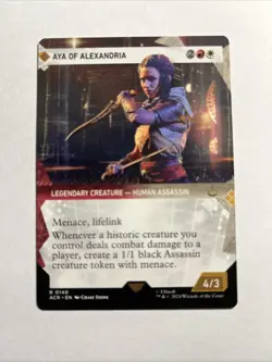 Aya of Alexandria Showcase Universes Beyond: Assassin's Creed MTG + Bonus Card!! - Image 1
