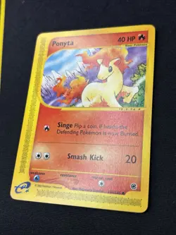 Ponyta 126/165 - Expedition Ereader WOTC Non-Holo Pokemon Card - LP - Image 2