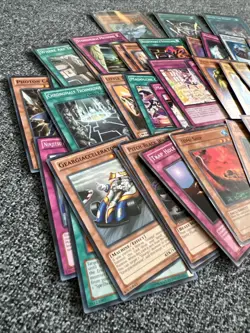 1996 Kazuki Yu-Gi-Oh Trading Cards Lot Of55 Conditions Vary - Heavily Played Mix - Image 2