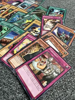 1996 Kazuki Yu-Gi-Oh Trading Cards Lot Of55 Conditions Vary - Heavily Played Mix - Image 4