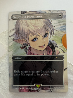 Final Fantasy Alisaie Swords To Plowshares MTG MagicCon Promo ENG LP English - Image 1