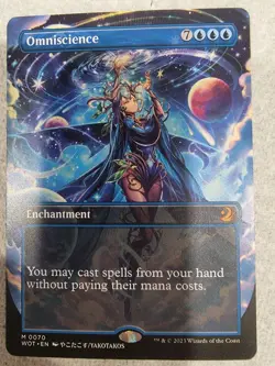 MTG: Omniscience (Anime Borderless) Wilds of Eldraine: Enchanting Tales Regular - Image 1