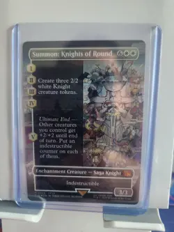 Summon: Knights of Round (Borderless) Final Fantasy Foil - Image 1