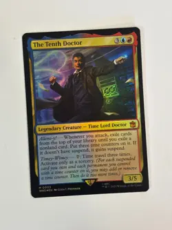 The Tenth Doctor Universes Beyond: Doctor Who FOIL Magic the Gathering MTG - Image 1