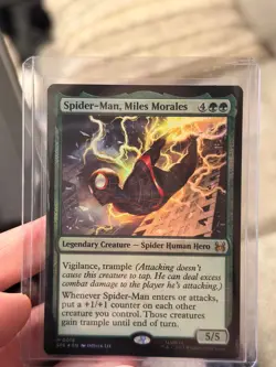 MTG, Spider-Man, Miles Morales FOIL 18 NM Marvel's Spider-Man Eternal-Legal Foil - Image 1
