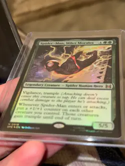 MTG, Spider-Man, Miles Morales FOIL 18 NM Marvel's Spider-Man Eternal-Legal Foil - Image 2